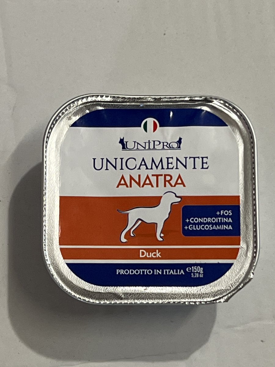 Unipro - Alimento Umido Cane - Anatra - 150gr 