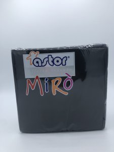 TOVAGLIOLO EFFETTO TESSUTO MIRO' NERO PZ 1
