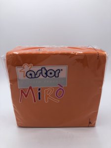TOVAGLIOLO EFFETTO TESSUTO MIRO' ARANCIONE PZ 40