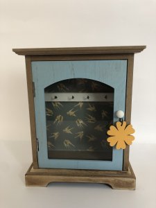 Cassetta porta chiavi in legno