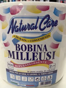 Carta BOBINA   Industriale Cellulosa MILLE USI 800 strappi
