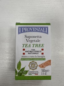 Saponetta I PROVENZALI  Saponetta vegetale Tea Tree con antibatterico naturale