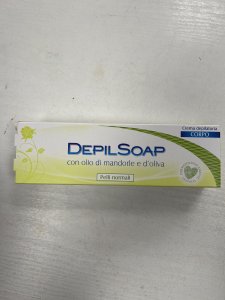 Crema depilatoria DEPILSOAPcon olio di mandorle e d’oliva