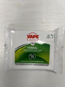 VAPE salviette contro zanzare comuni e tigre 15 salviette