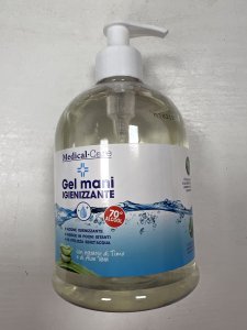 Gel mani igienizzante 70% alcool con estratto di aloe vera e timo