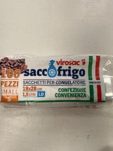 Sacco frigo PACCO CONVENIENZA 100 pezzi Small 18x28