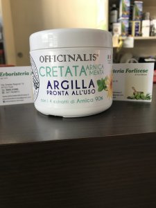 Argilla pronta all’uso con arnica 90% e menta