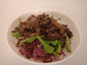 Radicchio e bruciatini