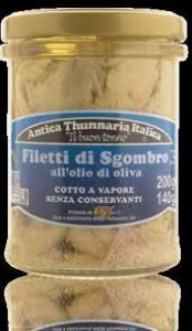 filetti di sgombro in olio di oliva 140gr