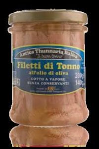 filetto di tonno bianco in olio di oliva 140gr