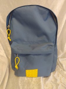 ZAINO SCUOLA GRIGIO '' BRICK ''