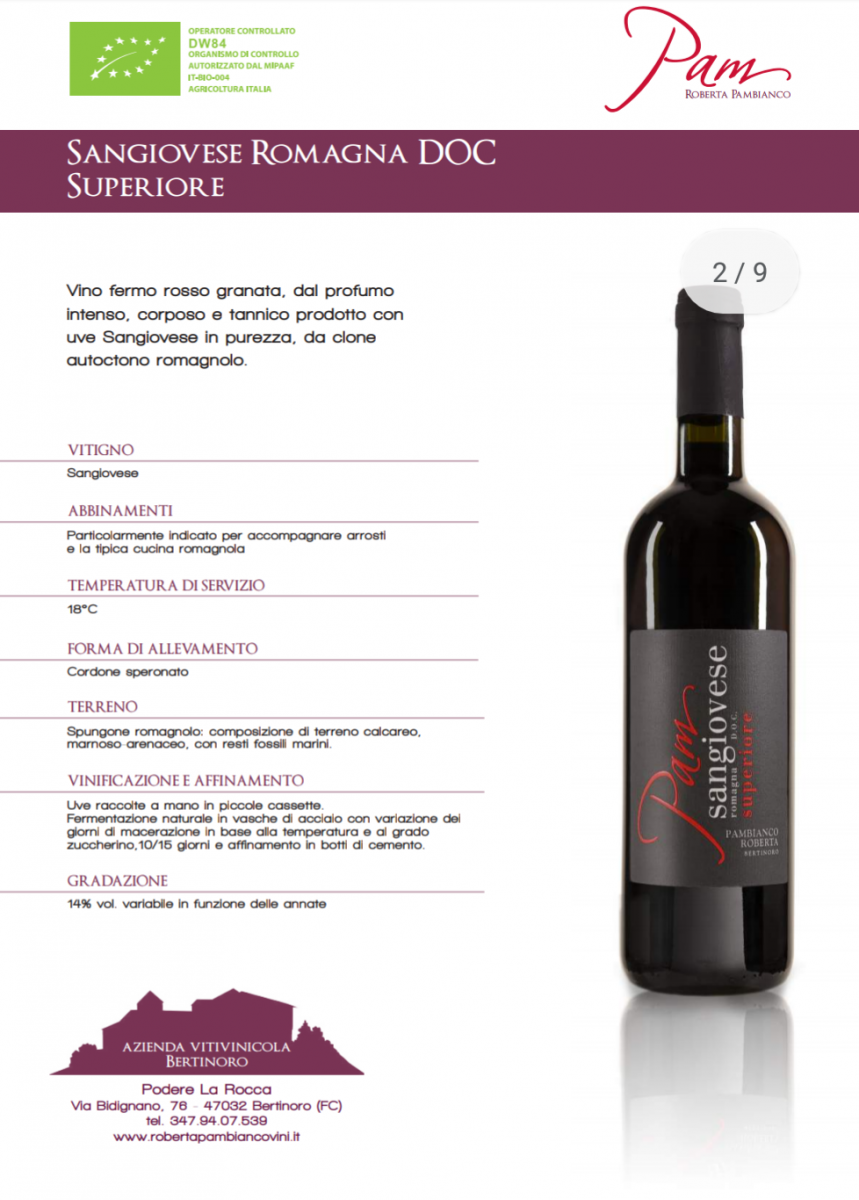 Pan Sangiovese Superiore 