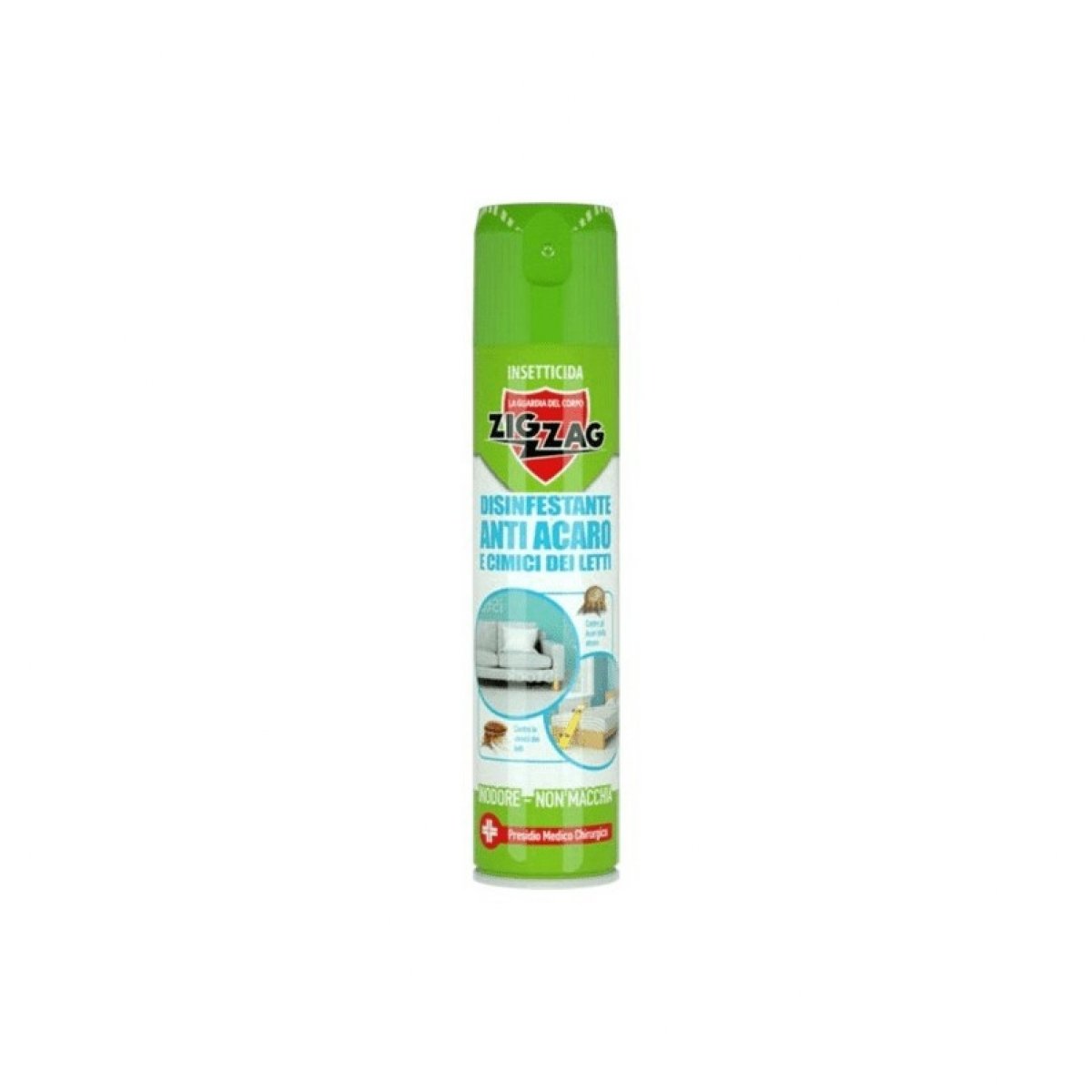 INSETTICIDA ZIG ZAG ANTI ACARO E CIMICI DEL LETTO 300 ml