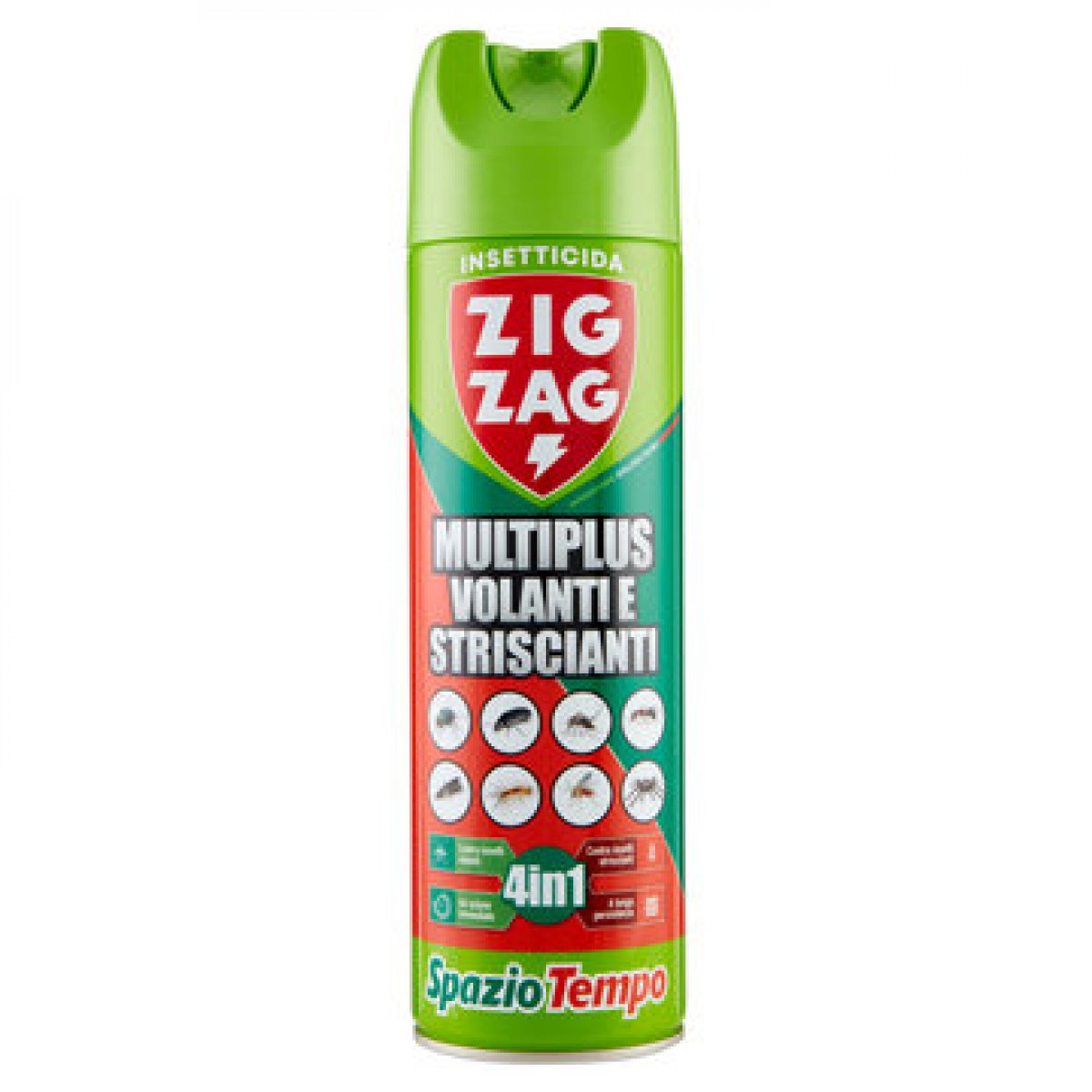 Zig Zag Insetticida Multiplus Volanti e Striscianti 4in1 Spazio Tempo 500 ml 