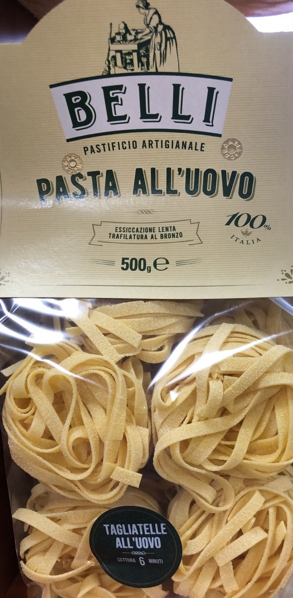 Tagliatelle all'uovo Pastificio Belli  500g 