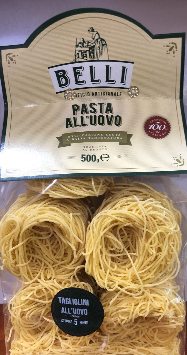 Tagliolini all'uovo Pastificio Belli 500g 