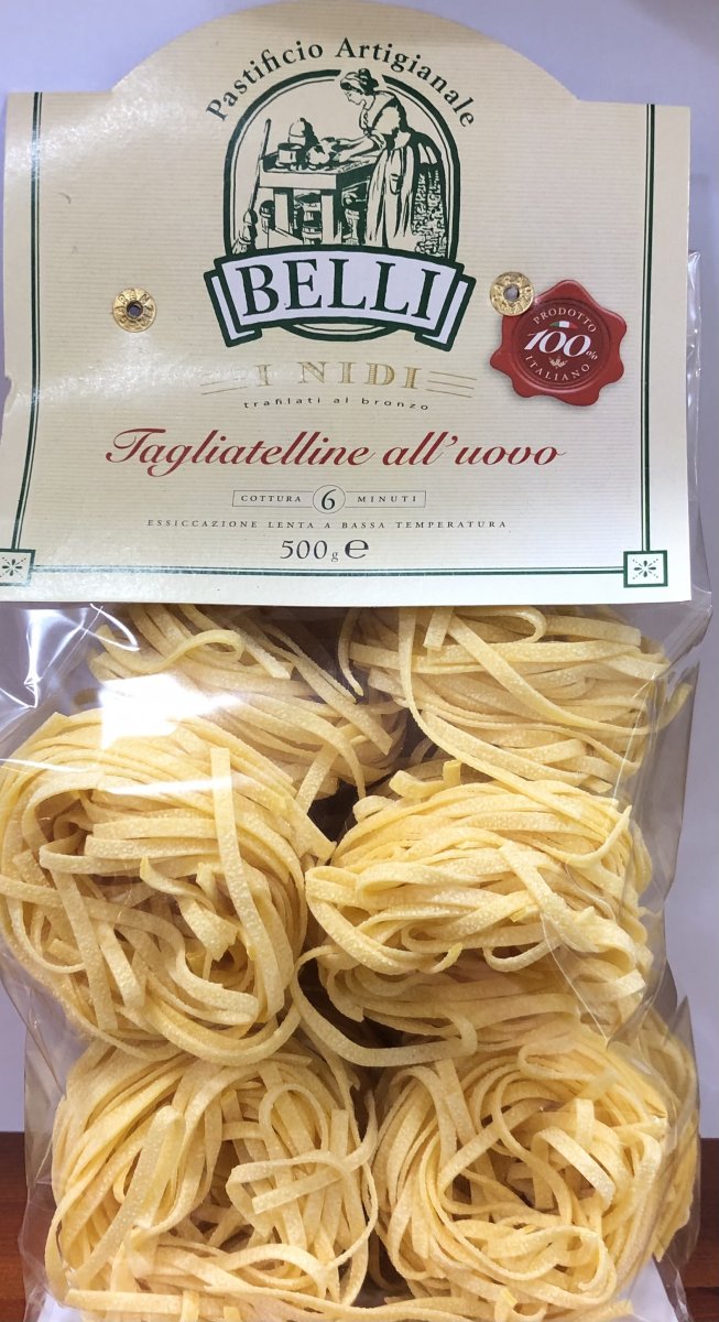 Tagliatelline all'uovo pastificio Belli  500g 