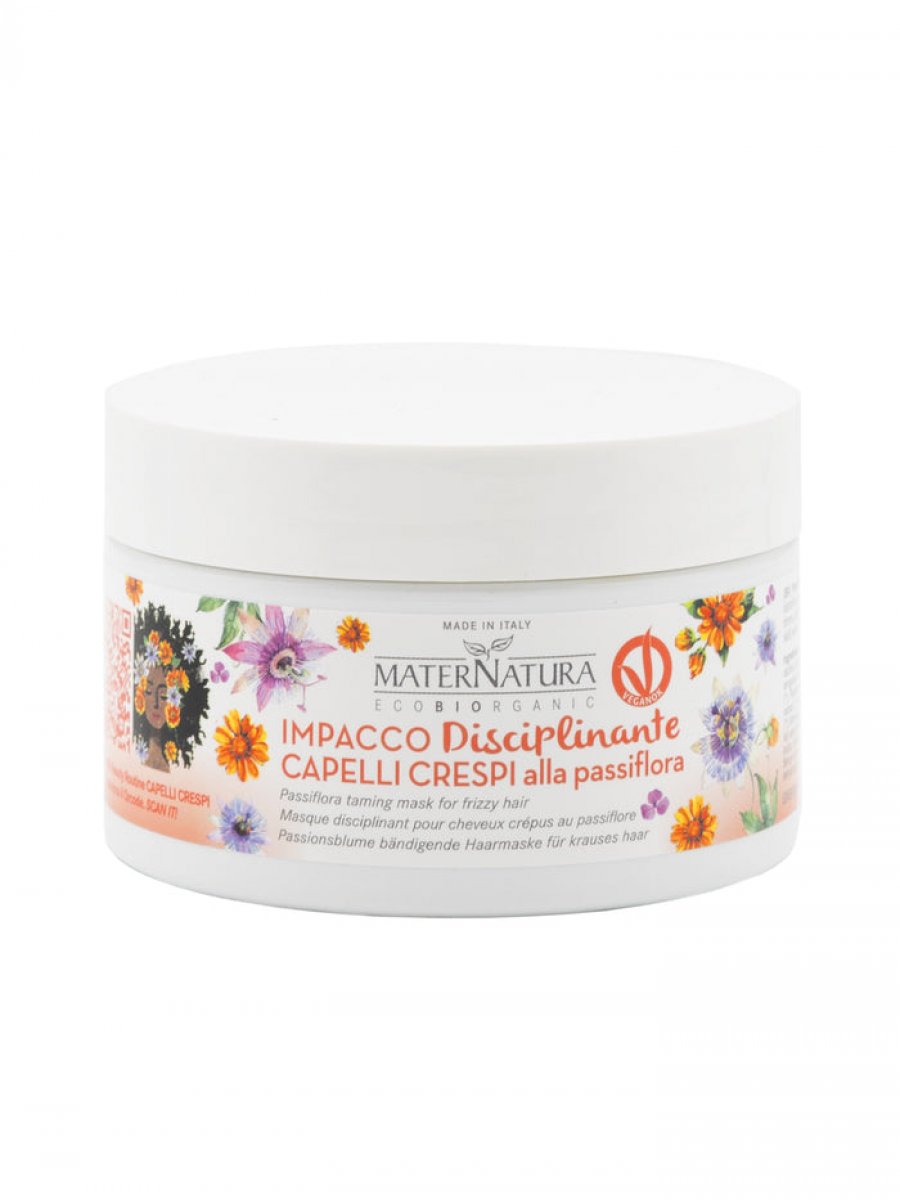 impacco capelli disciplinante alla passiflora Maternatura