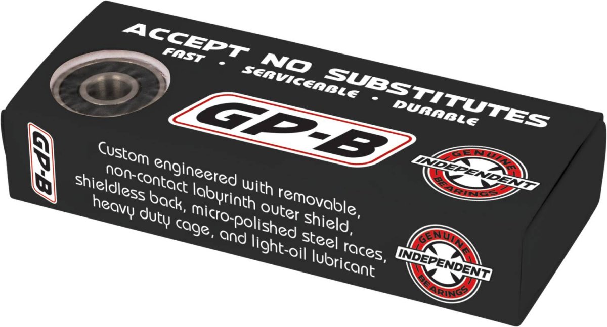 INDEPENDENT Cuscinetti Genuine Parts Bearing ABEC 7 Alta Velocita' (Confezione 8 Pezzi) Independent Bearing Professionali