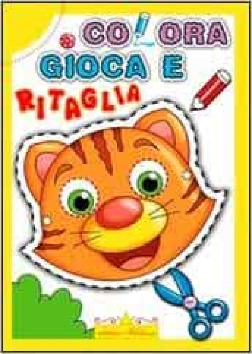 Colora gioca e ritaglia Copertina flessibile ed. Hedison