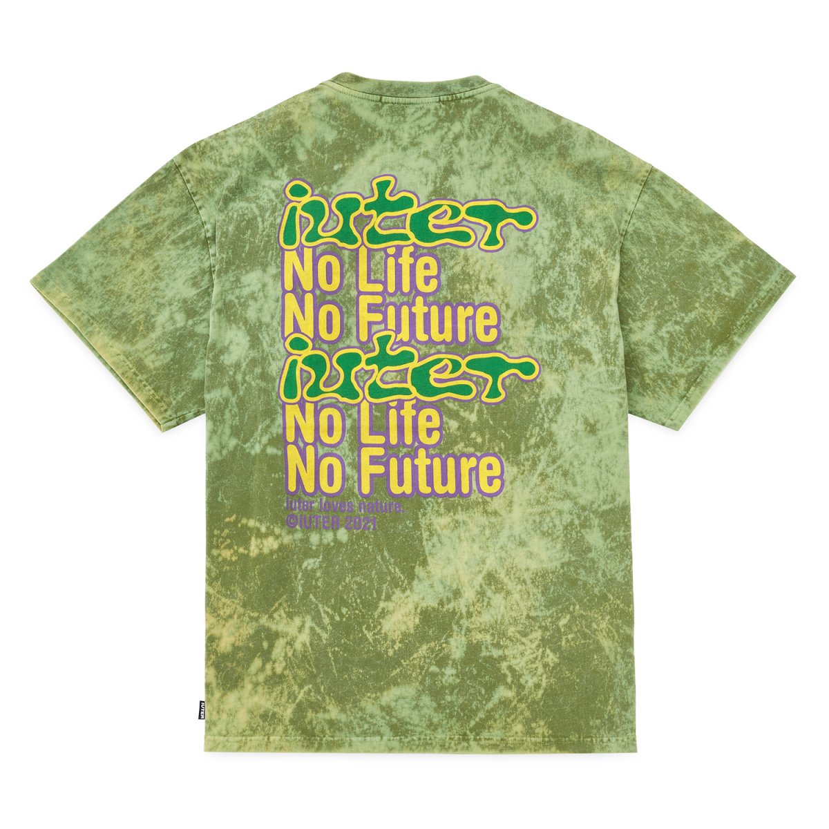 IUTER T-Shirt NO FUTURE Army die IUTER MILANO