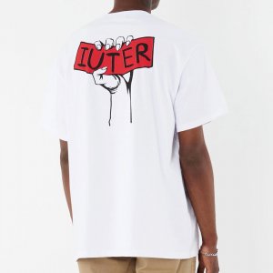 IUTER T-Shirt POWER TEE tee white