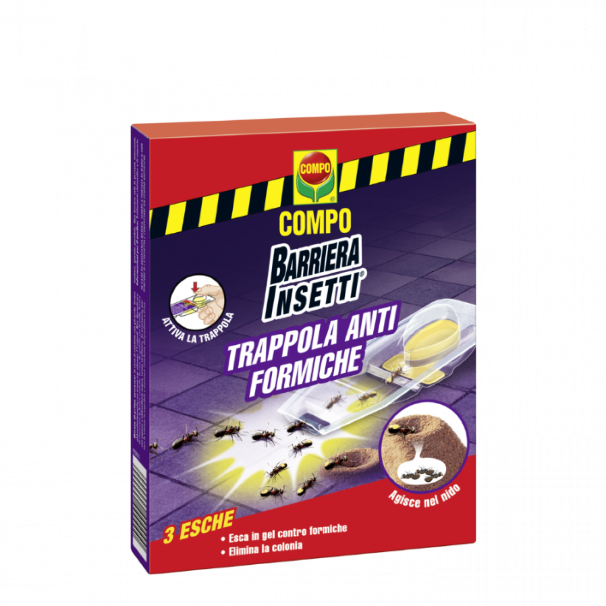 Trappola anti formiche Compo - 3 esche
