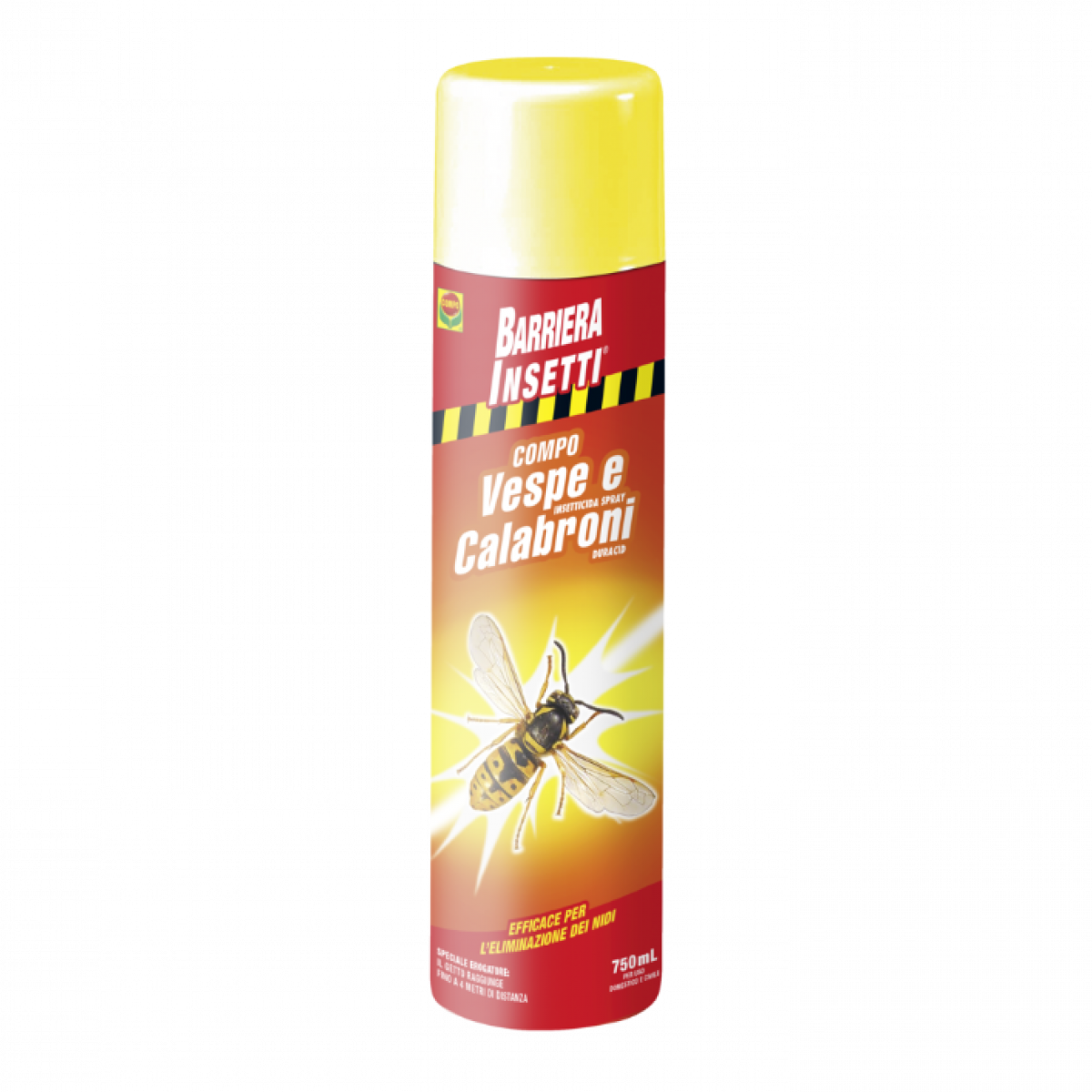 Barriera insetti spray vespe e calabroni Compo - 750 ml
