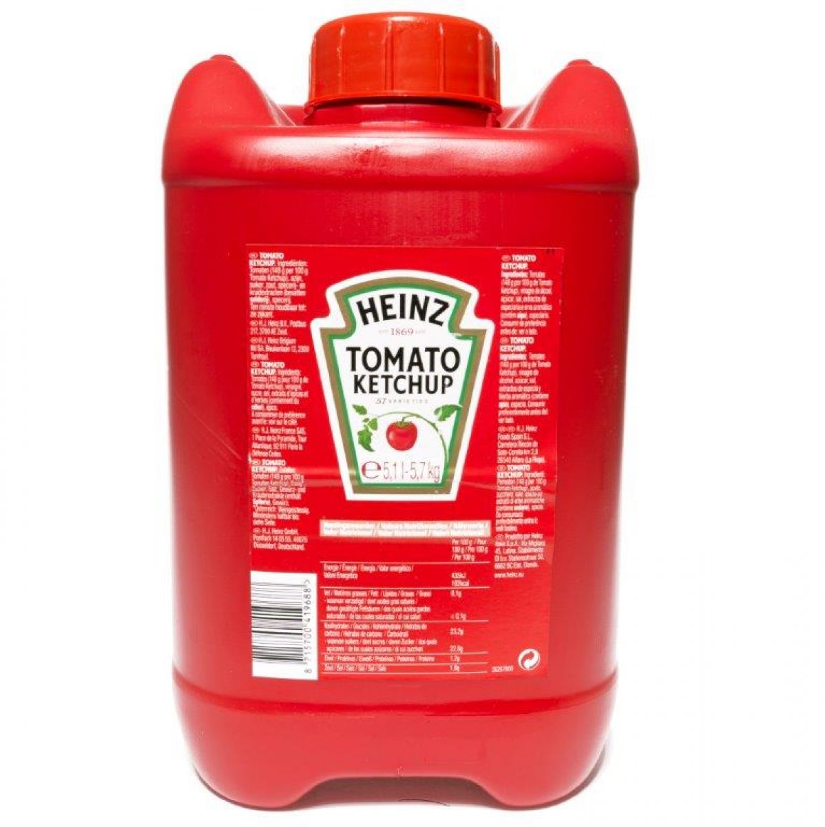 KETCHUP HEINZ SECCHIELLO KG. 5 HDS SPA A SOCIO UNICO