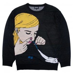 RIPNDIP Maglione Coconut knit black