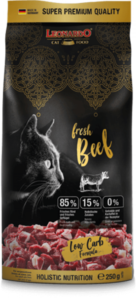 LEONARDO FRESH Gatti adulti 250gr MANZO FRESCO