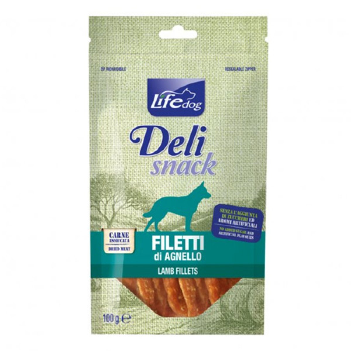 LIFE 100gr SNACK per CANI FILETTI di AGNELLO 