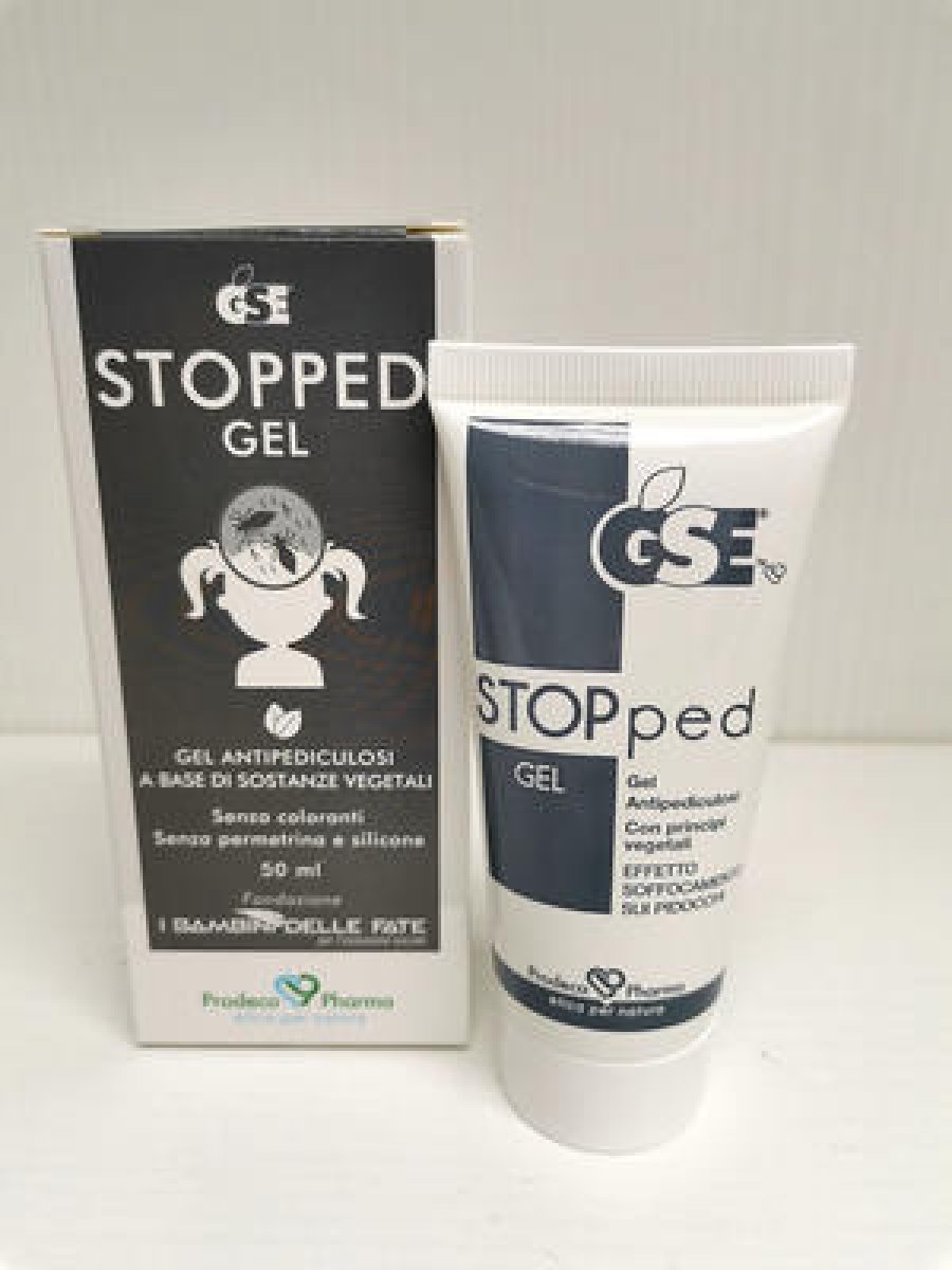 GSE STOPPED Gel - Prodeco Pharma Gel antipediculosi, specificatamente formulato per agire sui pidocchi presenti determinandone il soffocamento. Confezione: tubo da 50 ml.