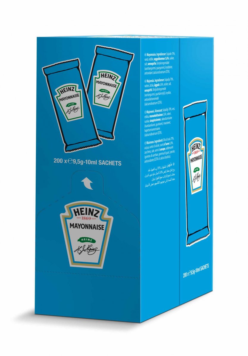 MAIONESE HEINZ IN BUSTINE (200 PEZZI) HDS SPA A SOCIO UNICO