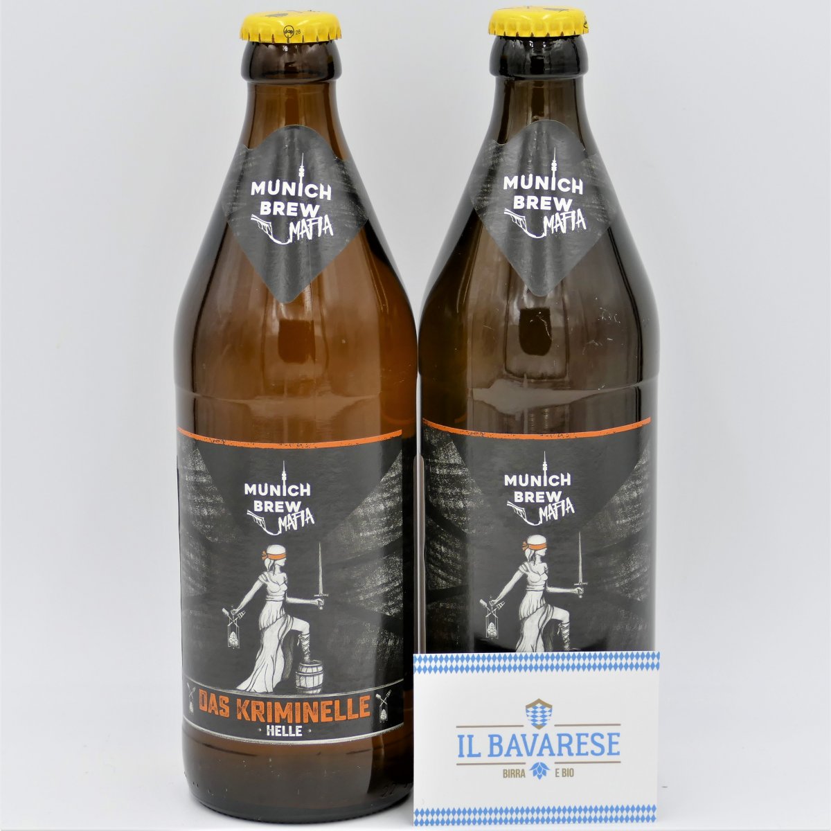 Birra Munich Brew Mafia Das Kriminelle Helle Birra Lager Chiara non pastorizzata e non filtrata