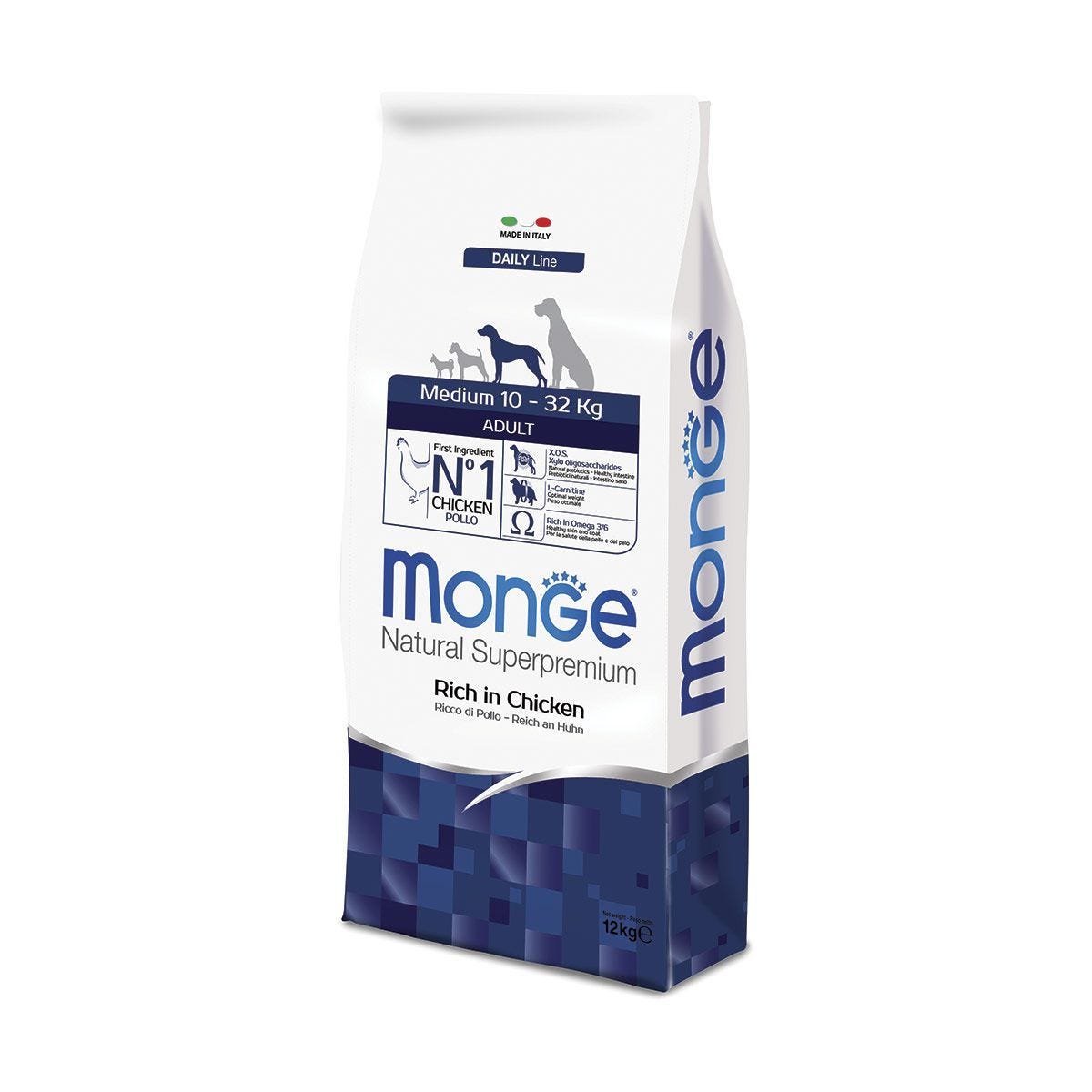 MONGE CANE SUPERPREMIUM MEDIUM POLLO 3KG