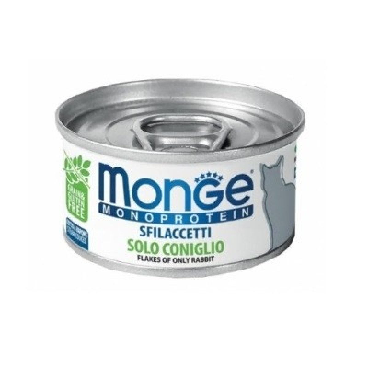 MONGE GATTO UMIDO MONOPROTEICO 100% CONIGLIO 80GR