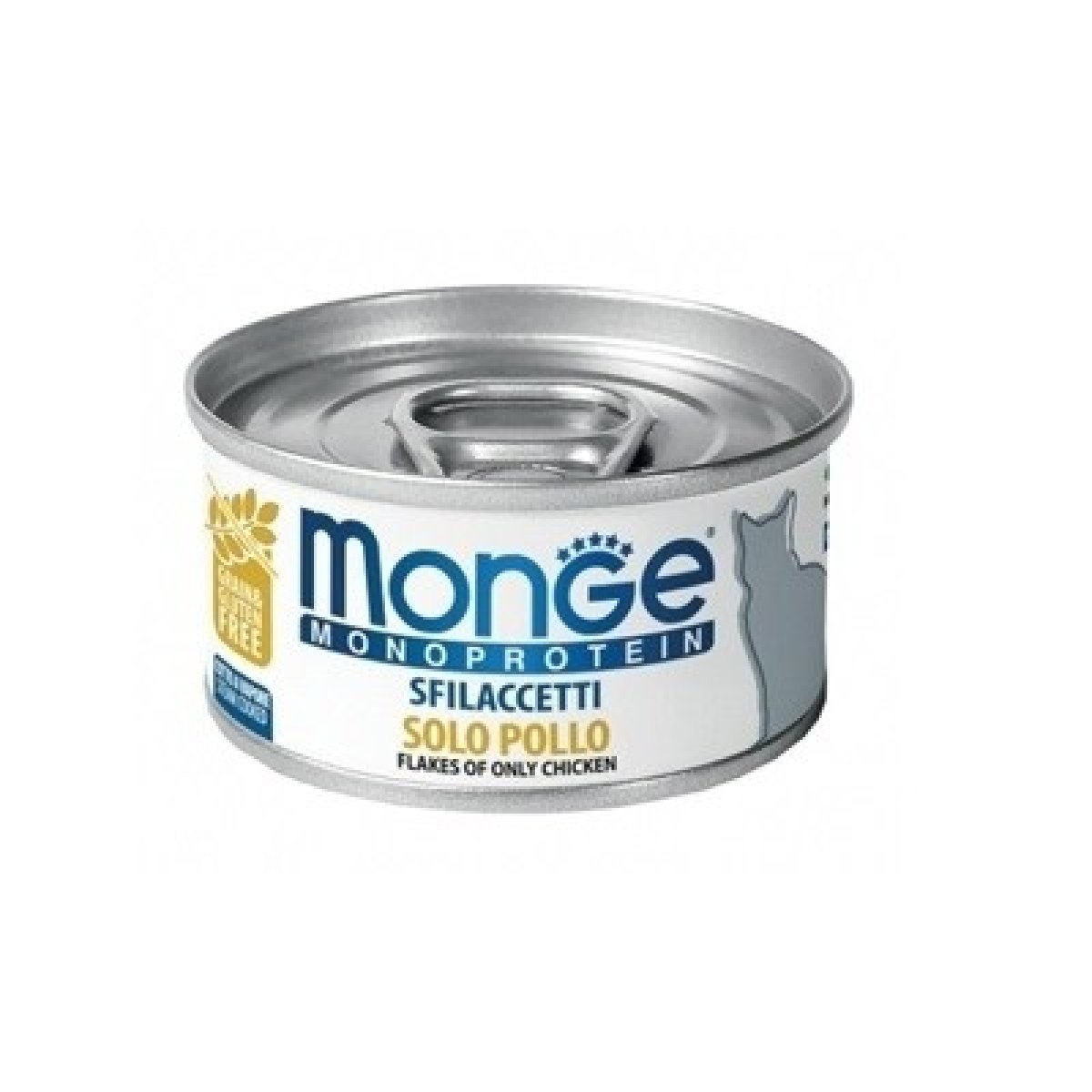 MONGE GATTO UMIDO MONOPROTEICO 100% POLLO 80GR