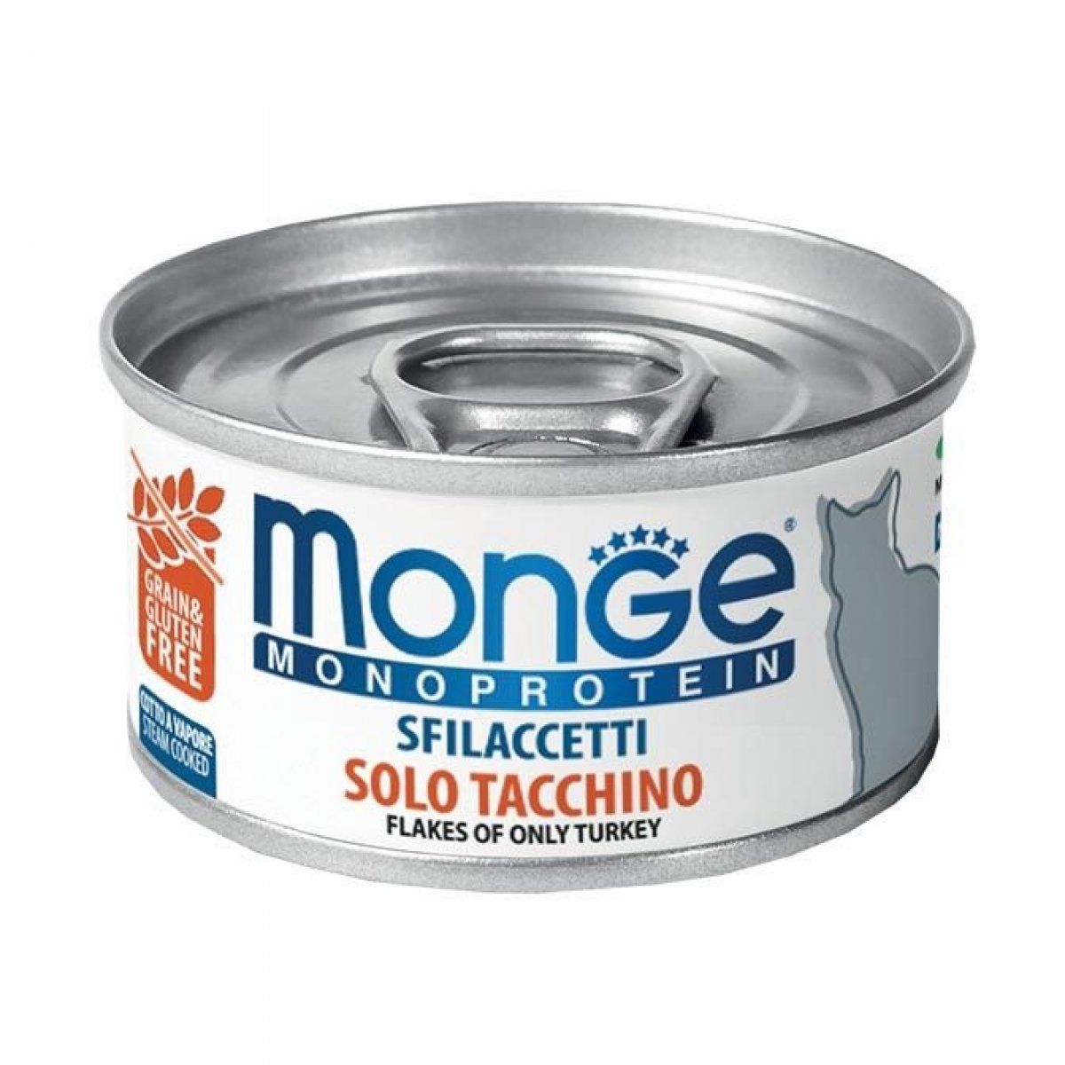 MONGE GATTO UMIDO MONOPROTEICO 100% TACCHINO 80GR