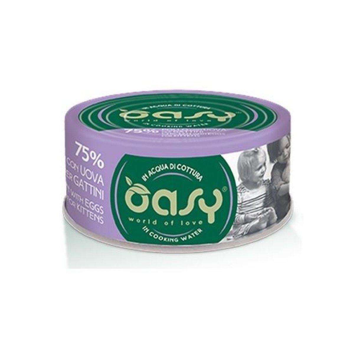 OASY GATTO WET MORE LOVE GATTINI POLLO CON UOVA 70GR