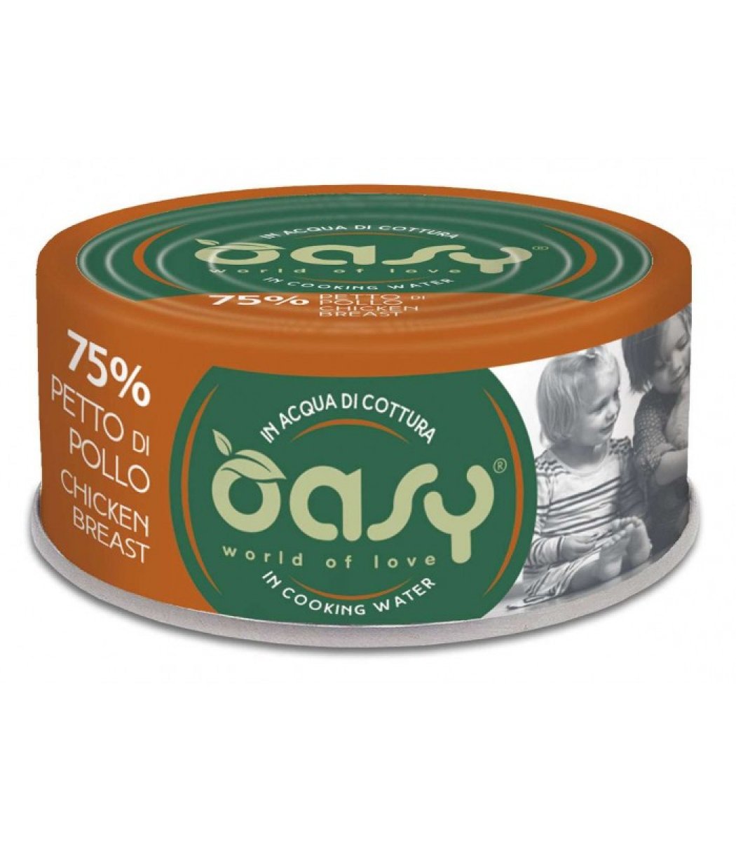 OASY GATTO WET MORE LOVE PETTO DI POLLO 70GR