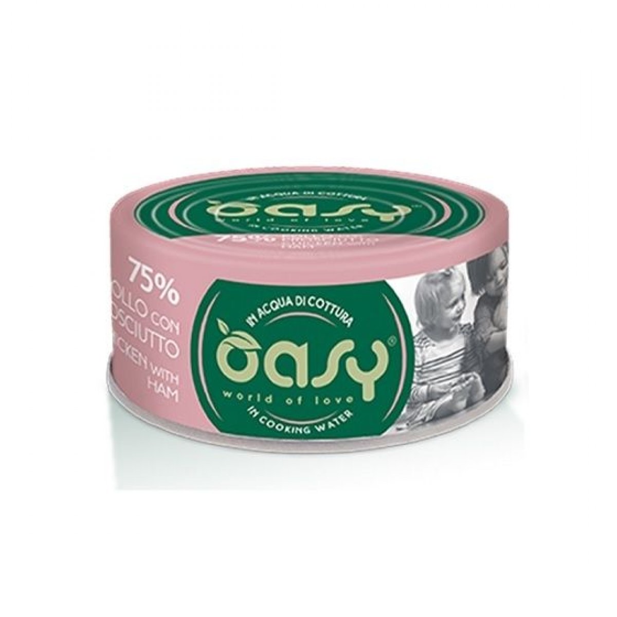 OASY GATTO WET MORE LOVE POLLO CON PROSCIUTTO 70GR
