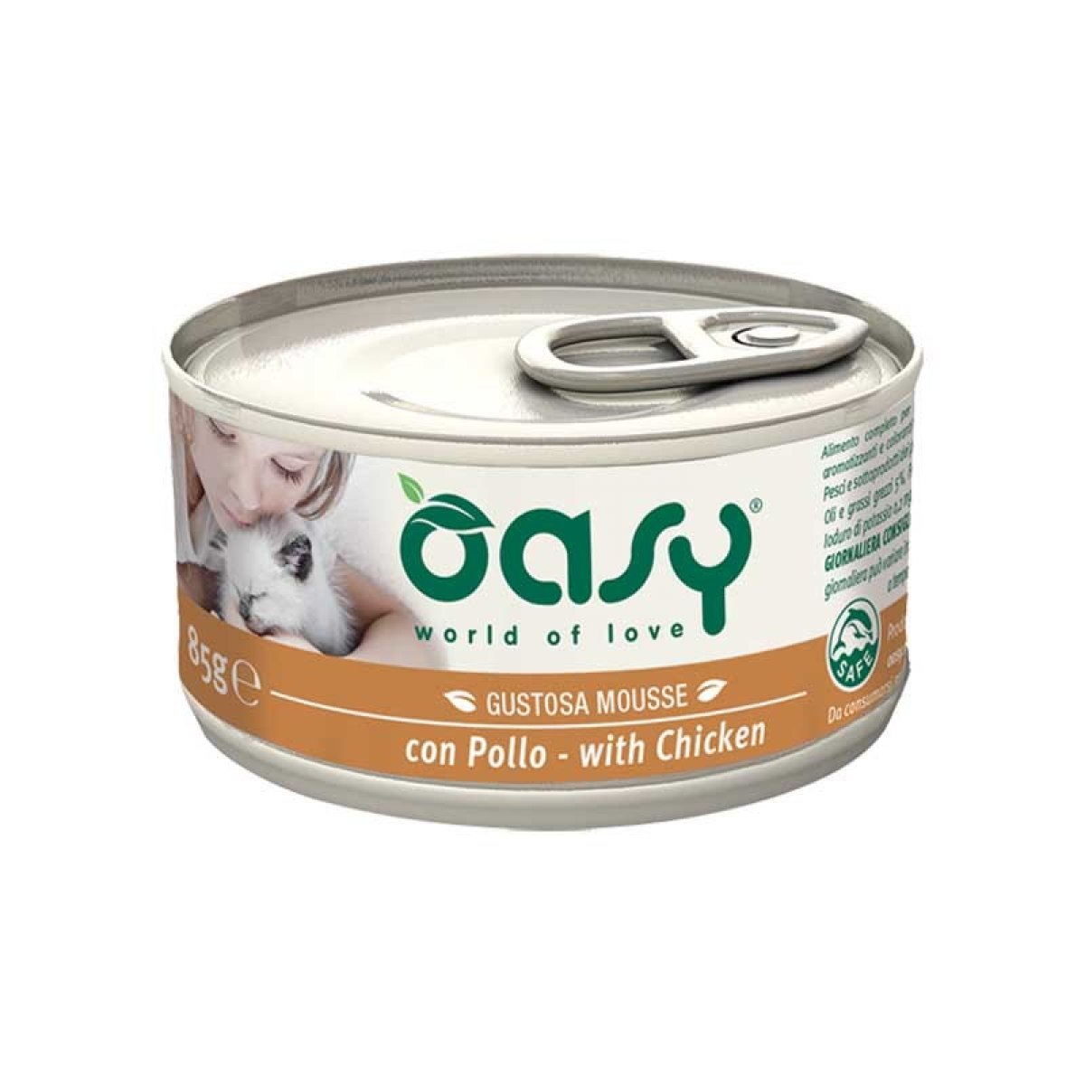 OASY GATTO WET MOUSSE CON POLLO 85GR
