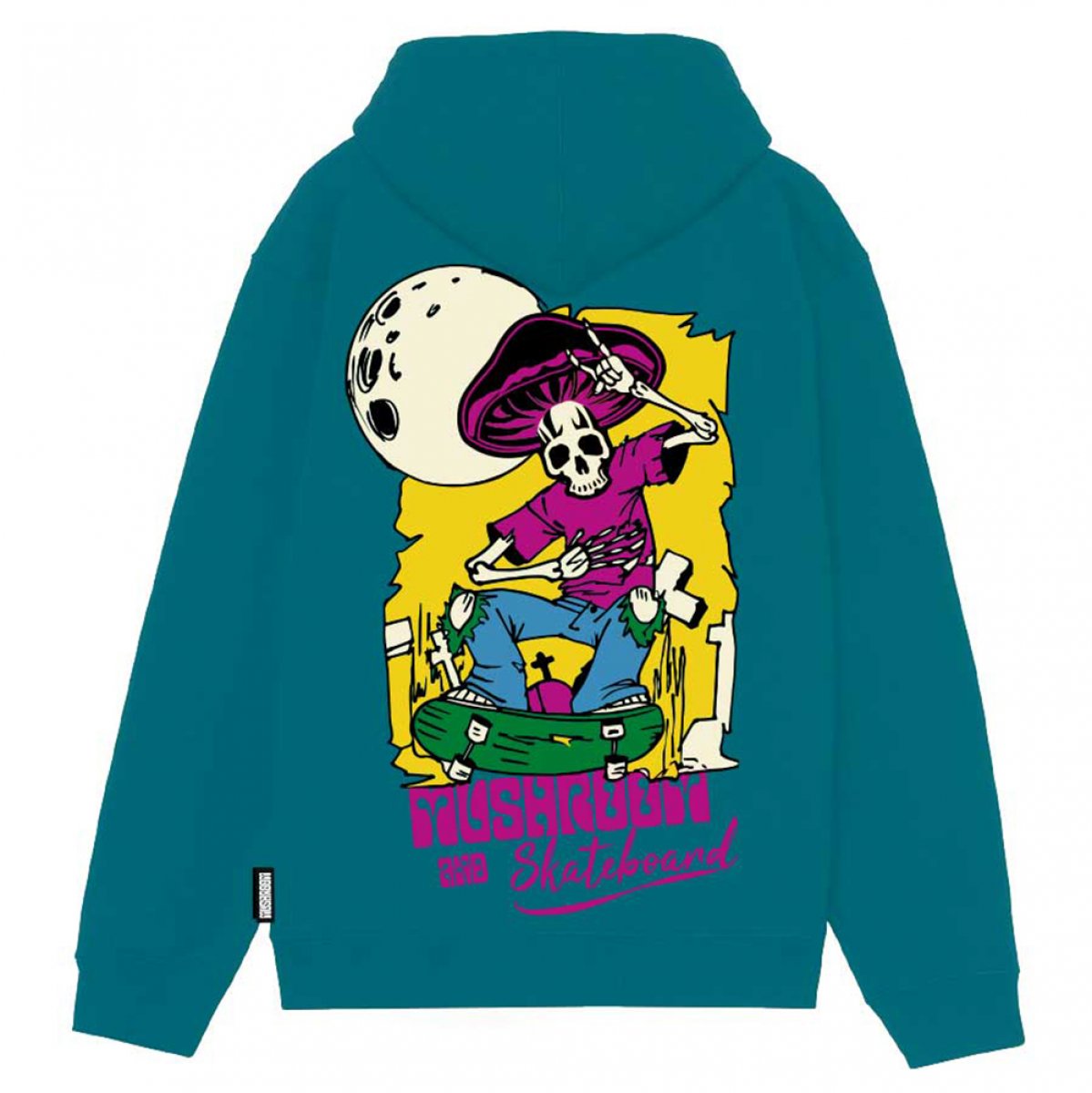 MUSHROOM Felpa con Cappuccio m use & skate Petrol Mushroom Brand