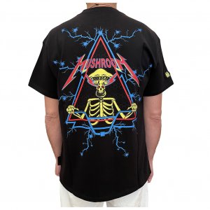 MUSHROOM T-Shirt METAL MUSH tee Black