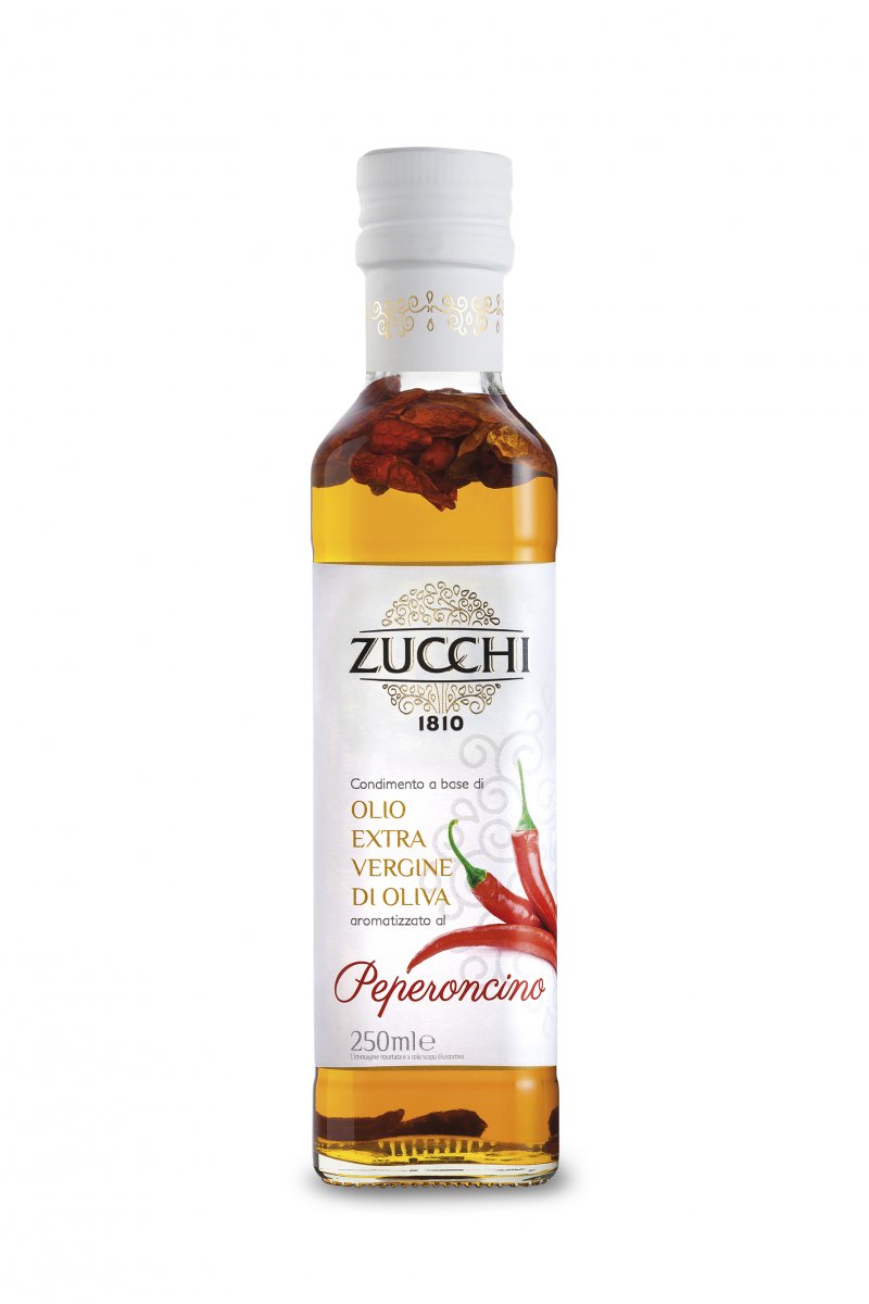 OLIO EXTRA VERGINE D'OLIVA AL PEPERONCINO ML 250 OLEIFICIO ZUCCHI SPA