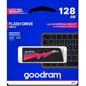 Pendrive GoodRAM 128GB UCL2 BLACK USB 3.0 - retail blister