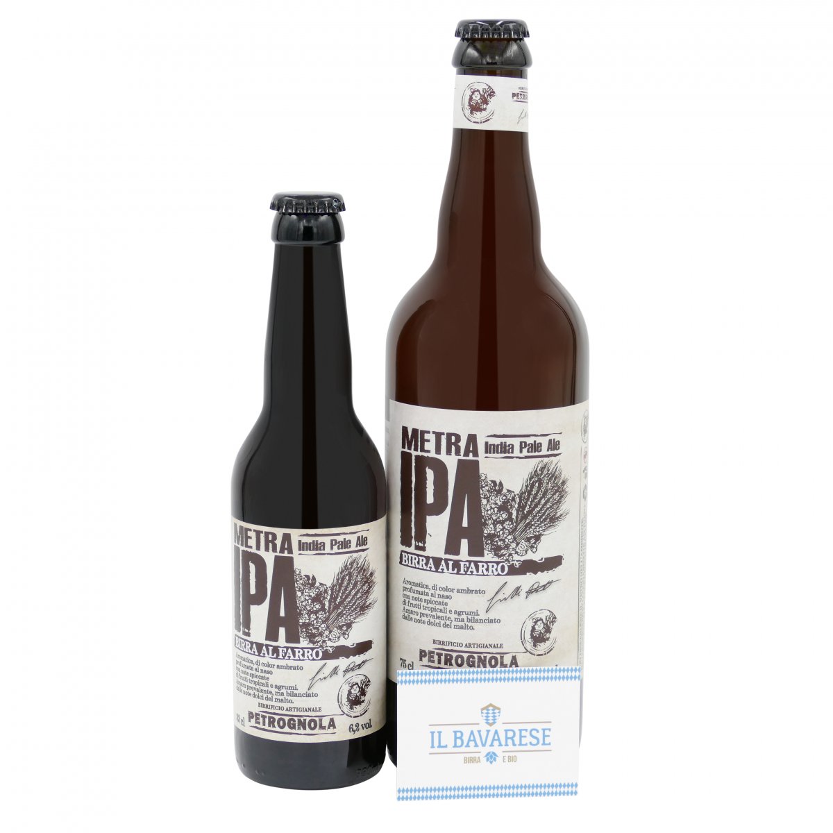 Birra Petrognola Metra IPA 75 cl Birra India Pale Ale (IPA) al Farro