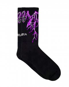 Phobia Archive Socks Lightining Calzini PURPLE