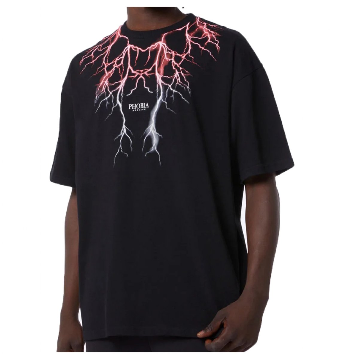 Phobia Archive T-Shirt Lightning black blue red grey Phobia Archive Originale